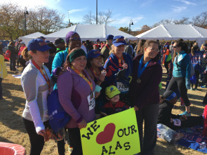 All the LaLas after the race