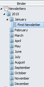 Newsletter Months