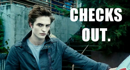 Edward Checks Out