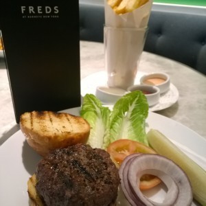 Burger at Freds Barneys NY