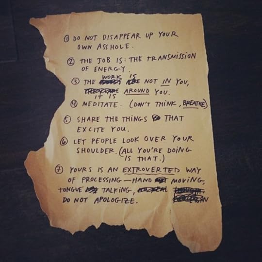 Y los textos de Austin Kleon (fuente: austinkleon.com)
