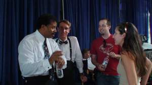 Behind the scenes with Neil de Grasse Tyson, Bill Nye, Martin Gero, and Mika McKinnon.