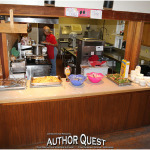 Aunt Dondi, Head Cook, with breakfast almost ready