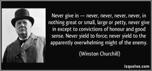 never
