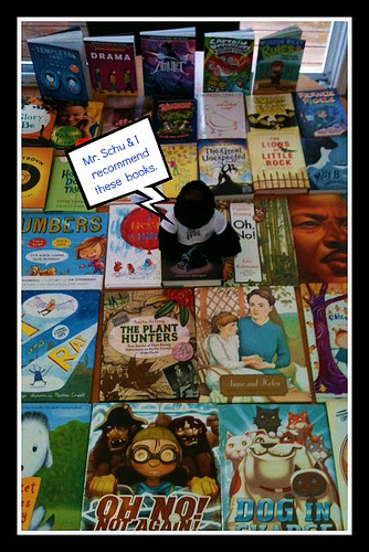 A sneak peak at tomorrow's Newbery Challenge video