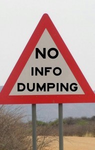 Road sign : no info dumping
