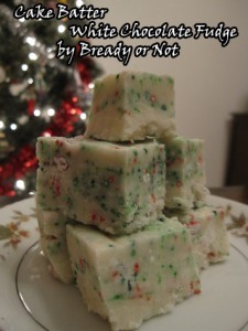Cake Mix White Choc Fudge