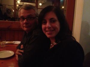 We were joined by my friend, fellow writer, and former co-worker (way back when I held an office job, developing animated shows for kids), Anne-Marie and her boyfriend, Jerome.