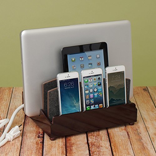 Great Useful Stuff Rustic Modern Collection: Ultra Charging Station Multi-device Charging Station and Dock for Iphone 5, 6, 6 Plus, 4s, Ipad Mini, Ipad Air, Ipad 4, Samsung Galaxy S3 S4, Samsung Galaxy Tab 2 3, Macbook Air, Smartphones & Tablets