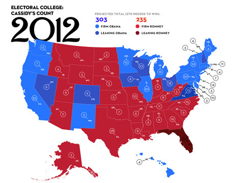 Cassidy's count final electoral college map