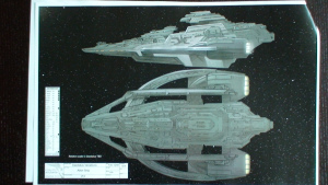 Alien ship design.