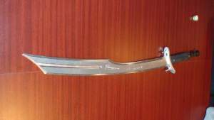 The sword was so sweet that Jason ended up adding it to Ronon's arsenal. Hey, Contracto, your handiwork? And weren't your supposed to do a Q&A at one point? Still interested?
