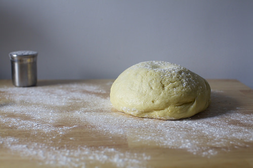 a thwunk of doubled doughnut dough