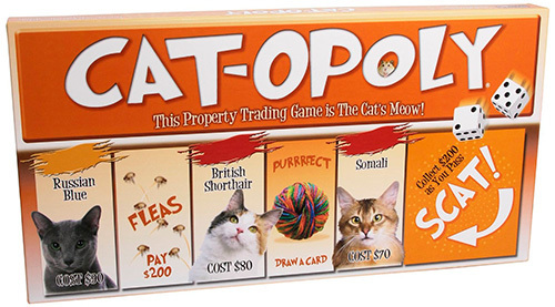 Cat-Opoly Monopoly Board Game