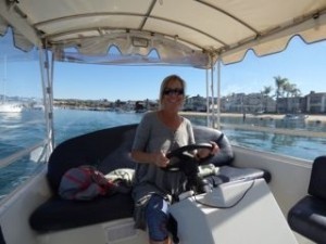 Sharon Powers on the Sea