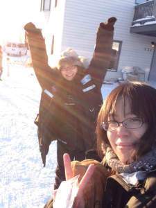 Touchdown in Yellowknife! C-c-c-c-c-cold!