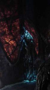 An Alien-esque feel.
