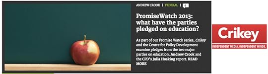 Crikey: PromiseWatch 2013: Education