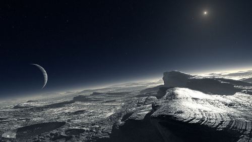 If you were standing on Pluto...