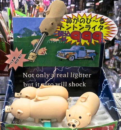 Lights your smokes and shocks would-be assailants too! (Seen at Don Kihote in Shinjuku)