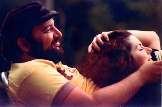 One of the first photos of Marsha and I. We'd only been together a few weeks and were on location filming my outdoor-adventure film 