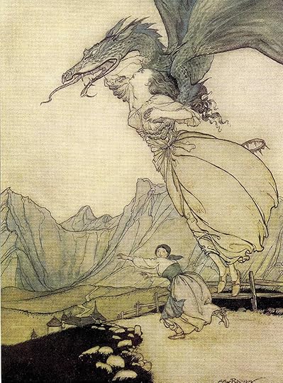 Dragon by Arthur Rackham