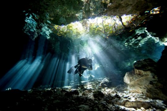 Cave diving