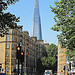 The Shard viewed from Jamaica Road