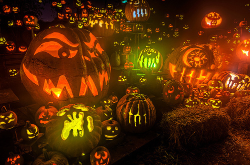 The Epic Jack-O-Lantern Display by Frank C. Grace (Trig Photography)