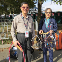 Caipei and Hanfang Cao at Maker Faire NY 2013.
