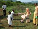 Welcoming Maharaj
