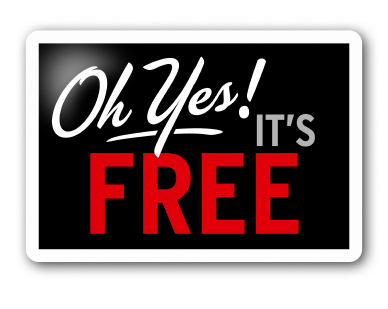 Photo of Oh Yes It Is Free sign