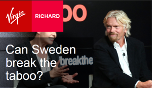 Richard Branson skriver om svensk narkotikapolitik p�� sin blogg