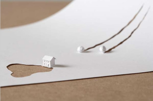 Paper art by Peter Callesan