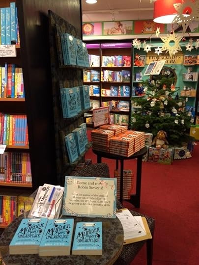 My lovely display, with added Christmas tree