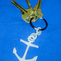 Anchor Keychain