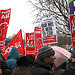 Save Lewisham A&E: placards