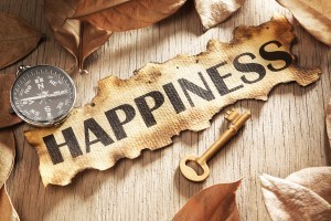 Guidance And Key To Happiness Concept