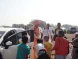 Maharaj' arrival