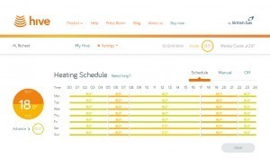 Hive heating schedules