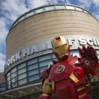 The Iron Man of Maine at Maker Faire NY 2013.