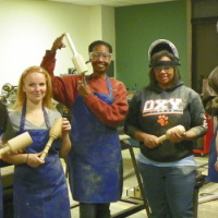 Members of Vocademy Making Cool Stuff!