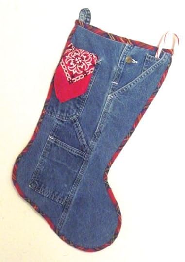 02 Jan C Denim and Bandana Christmas Stocking for Nancy Zieman Blog
