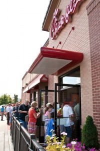 Line of people