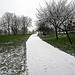 First snow on Hilly Fields