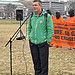 Close Guantánamo: Andy Worthington in front of the White House