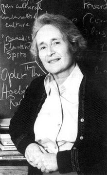 Mary Douglas, who supervised the man who watched people eat