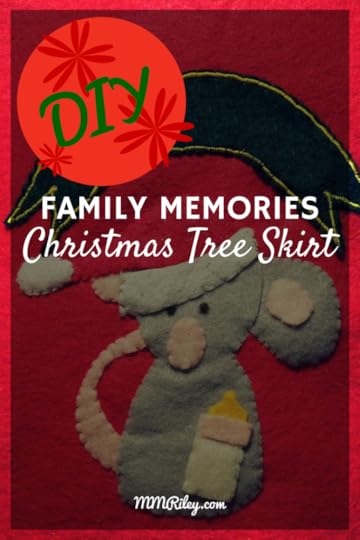 DIY Family Memories Christmas Tree Skirt