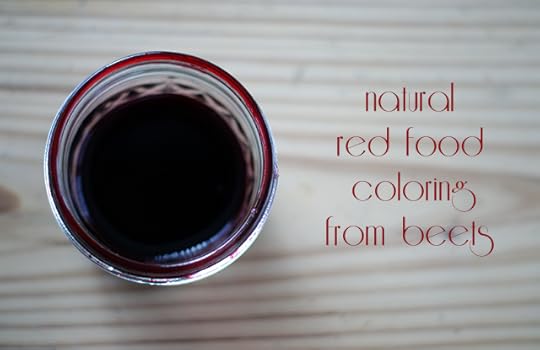 Natural Red Food Coloring from Beets