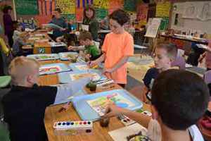 The Students at Work